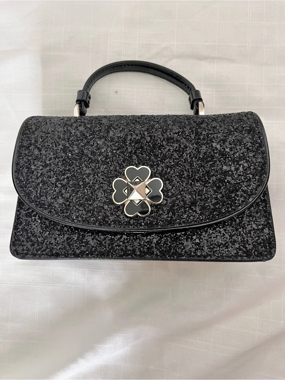 Kate Spade New York Odette Mini Glitter top handle crossbody bag purse